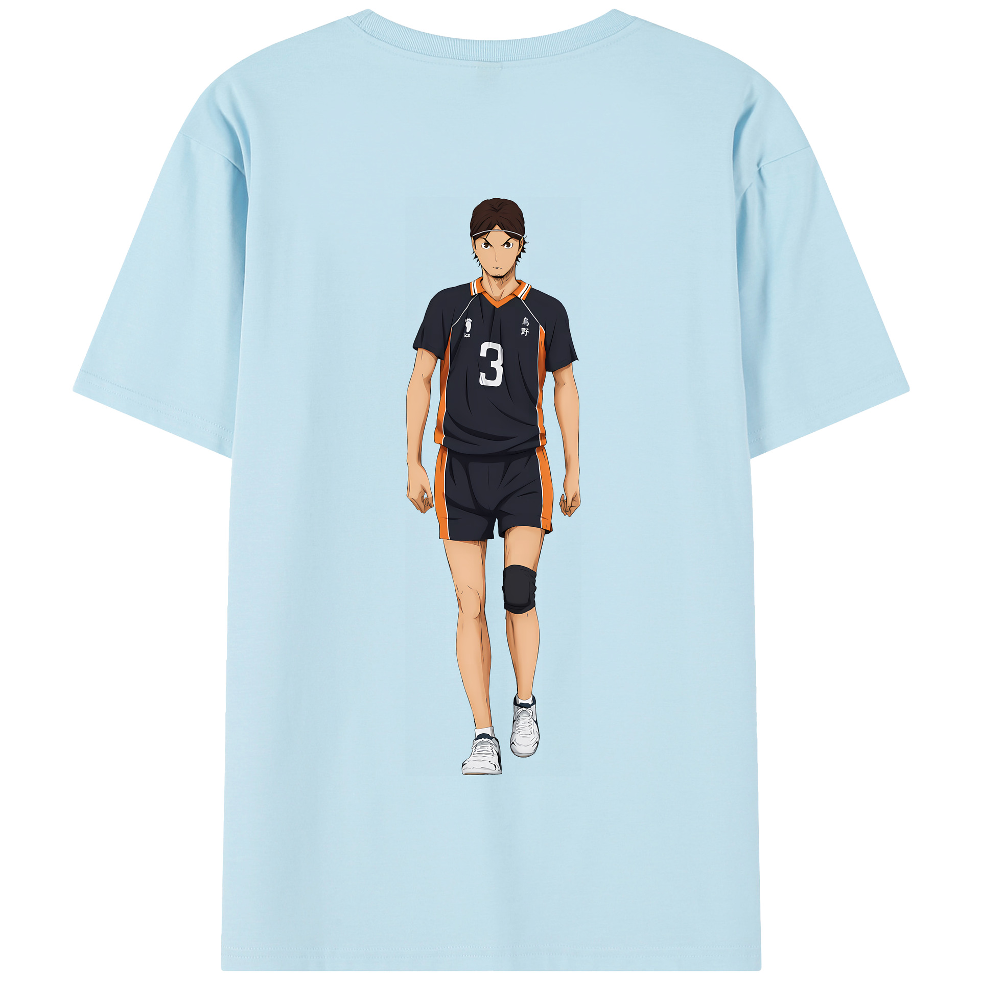 （画像用） ハイキュー!! Haikyu!! 綿100％半袖Tシャツ（背面プリント）